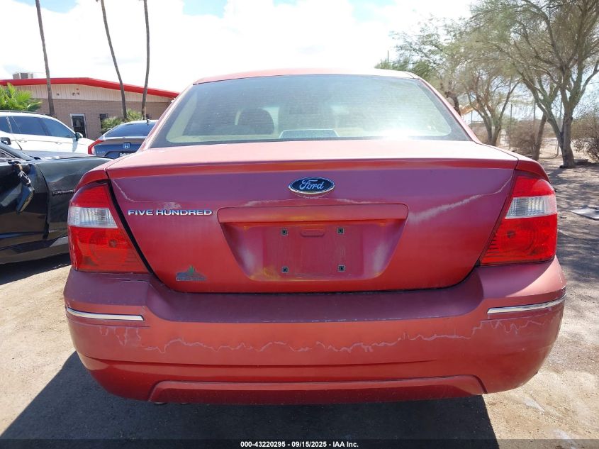 2005 Ford Five Hundred Se VIN: 1FAFP23185G181116 Lot: 43220295