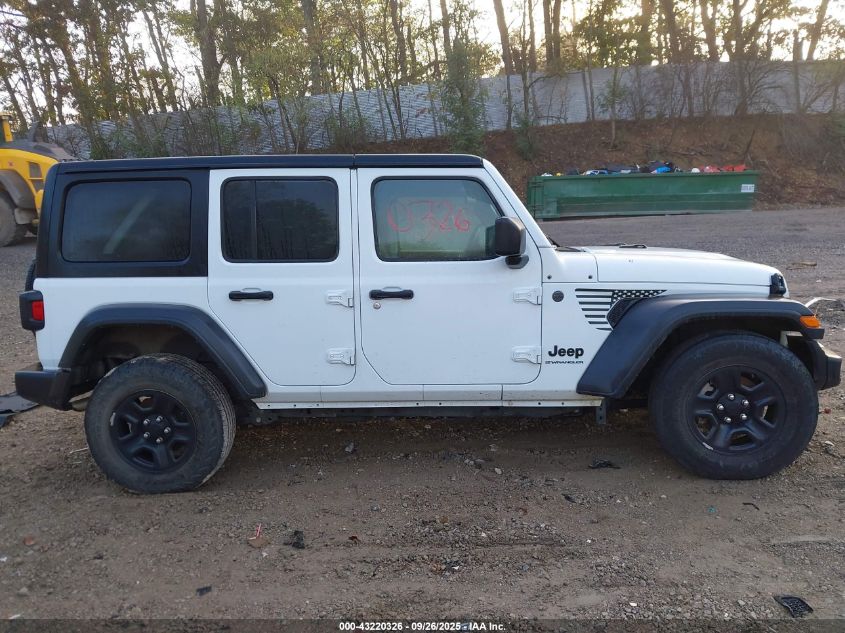 2024 Jeep Wrangler 4-Door Sport 4X4 VIN: 1C4PJXDN8RW105857 Lot: 43220326