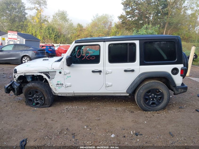 2024 Jeep Wrangler 4-Door Sport 4X4 VIN: 1C4PJXDN8RW105857 Lot: 43220326
