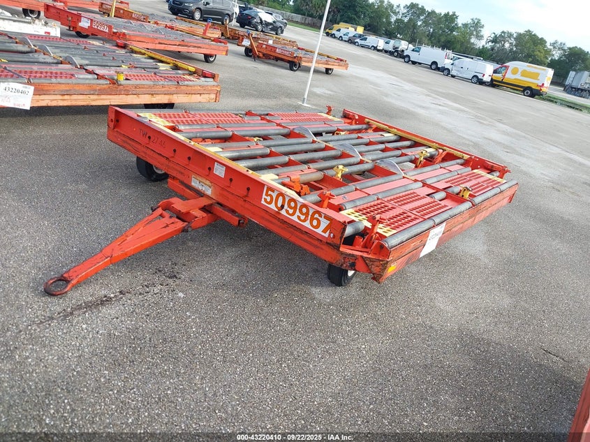 Vin: 00000000000266428, lot: 43714903, equipment steel ld3 container dolly 20172