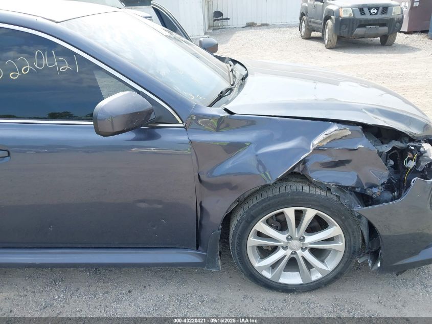 2014 Subaru Legacy 2.5I Premium VIN: 4S3BMCC6XE3007042 Lot: 43220421