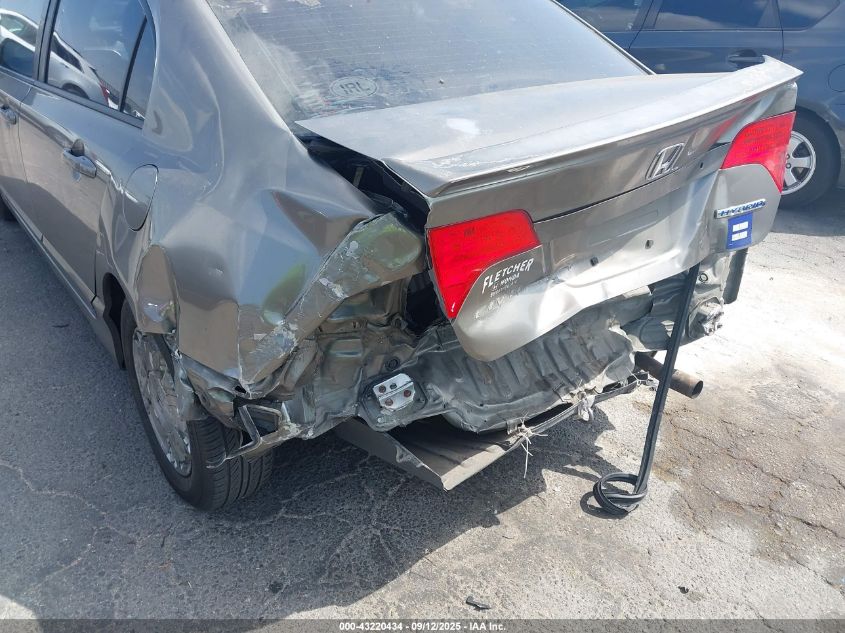 2007 Honda Civic Hybrid VIN: JHMFA36267S028609 Lot: 43220434