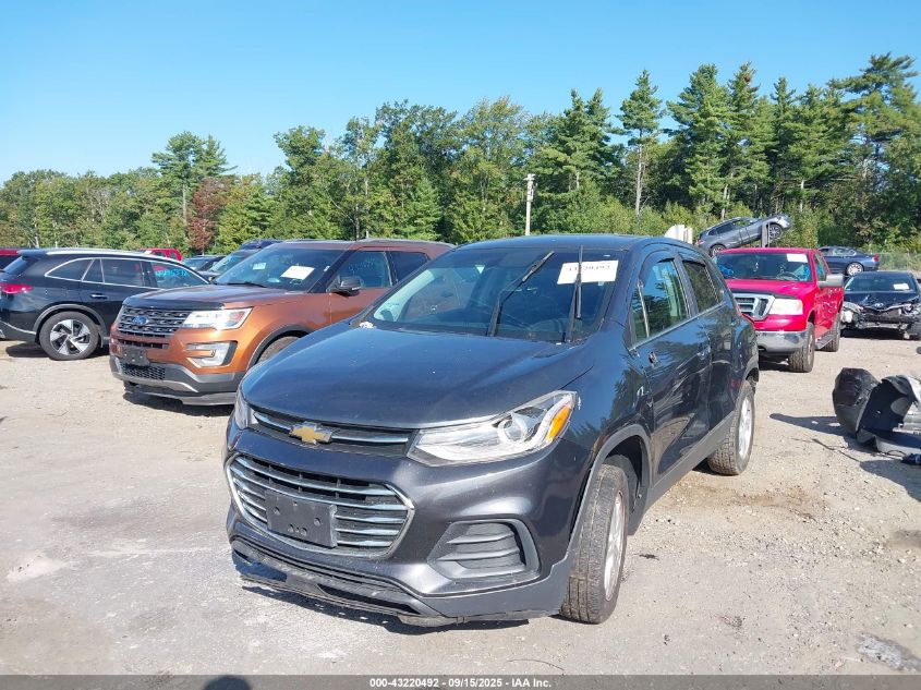 2019 Chevrolet Trax Ls VIN: 3GNCJKSB7KL285751 Lot: 43220492
