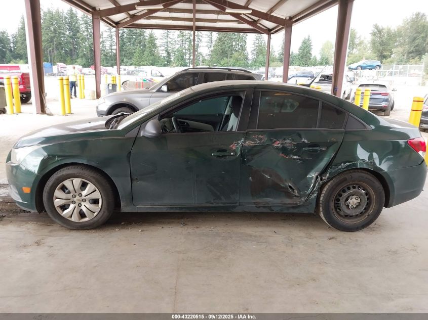 2014 Chevrolet Cruze Ls Auto VIN: 1G1PA5SG9E7130286 Lot: 43220515