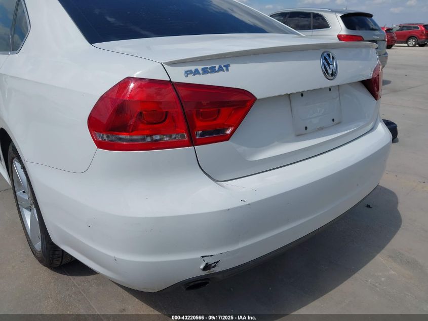 2013 Volkswagen Passat 2.5L Se VIN: 1VWBP7A39DC038690 Lot: 43220566