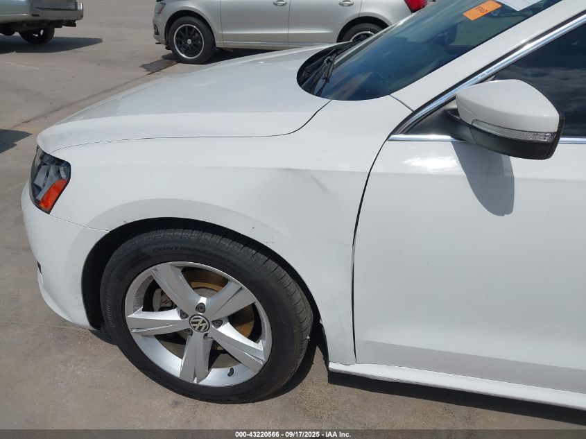 2013 Volkswagen Passat 2.5L Se VIN: 1VWBP7A39DC038690 Lot: 43220566