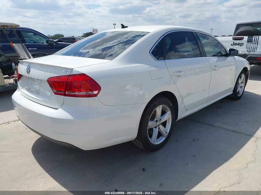 1VWBP7A39DC038690 2013 VOLKSWAGEN PASSAT photo no. 4