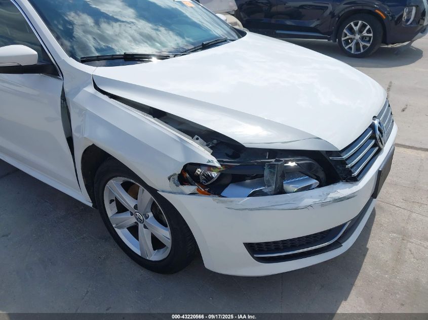 2013 Volkswagen Passat 2.5L Se VIN: 1VWBP7A39DC038690 Lot: 43220566