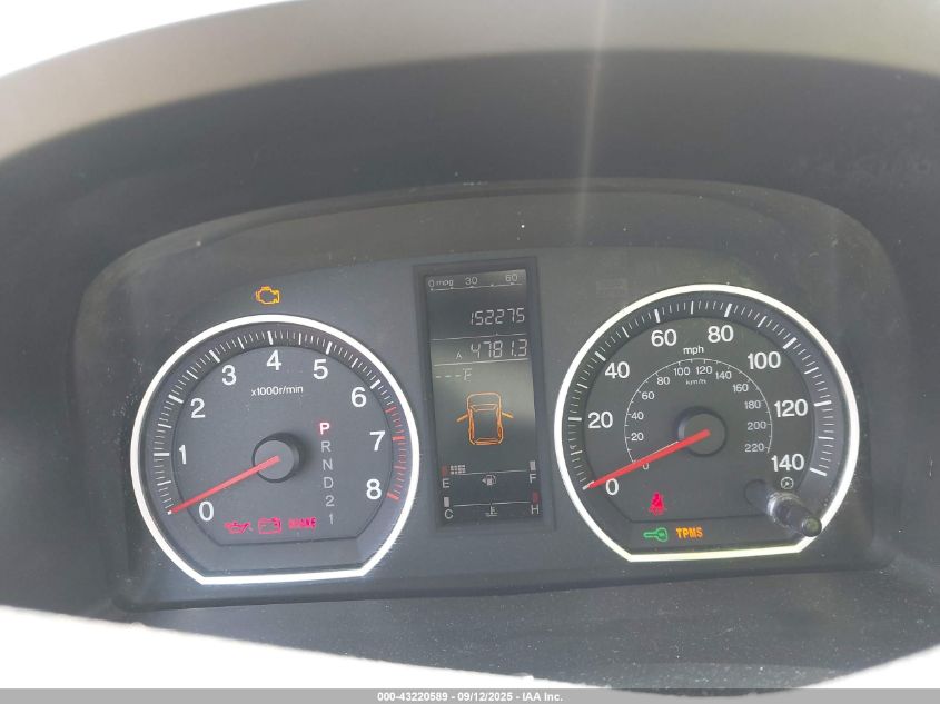 2007 Honda Cr-V Ex-L VIN: JHLRE38777C061854 Lot: 43220589