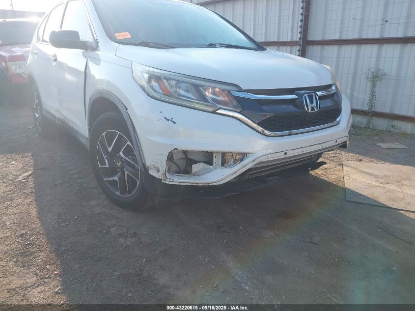 2016 Honda Cr-V Se VIN: 5J6RM4H40GL093745 Lot: 43220615