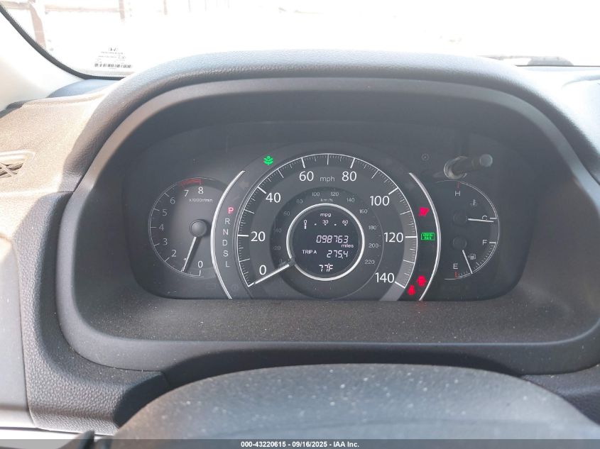 2016 Honda Cr-V Se VIN: 5J6RM4H40GL093745 Lot: 43220615