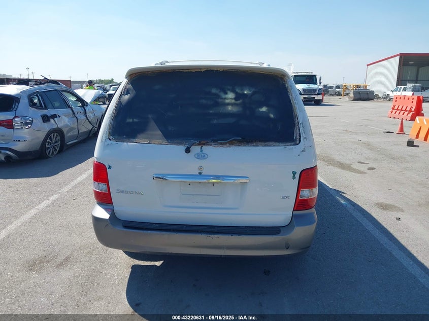 2003 Kia Sedona Ex/Lx VIN: KNDUP131536480058 Lot: 43220631