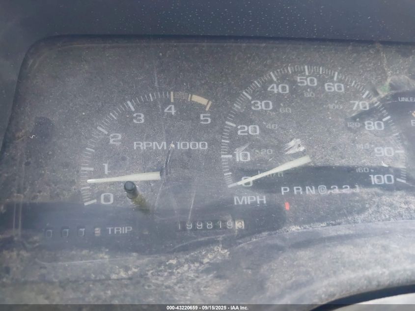 1995 Chevrolet Gmt-400 C1500 VIN: 2GCEC19K2S1291633 Lot: 43220659