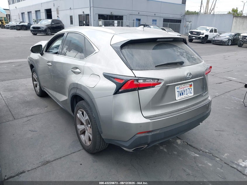 Vin: jtjyarbz9h2057925, lot: 43715166, lexus nx 200t 20173