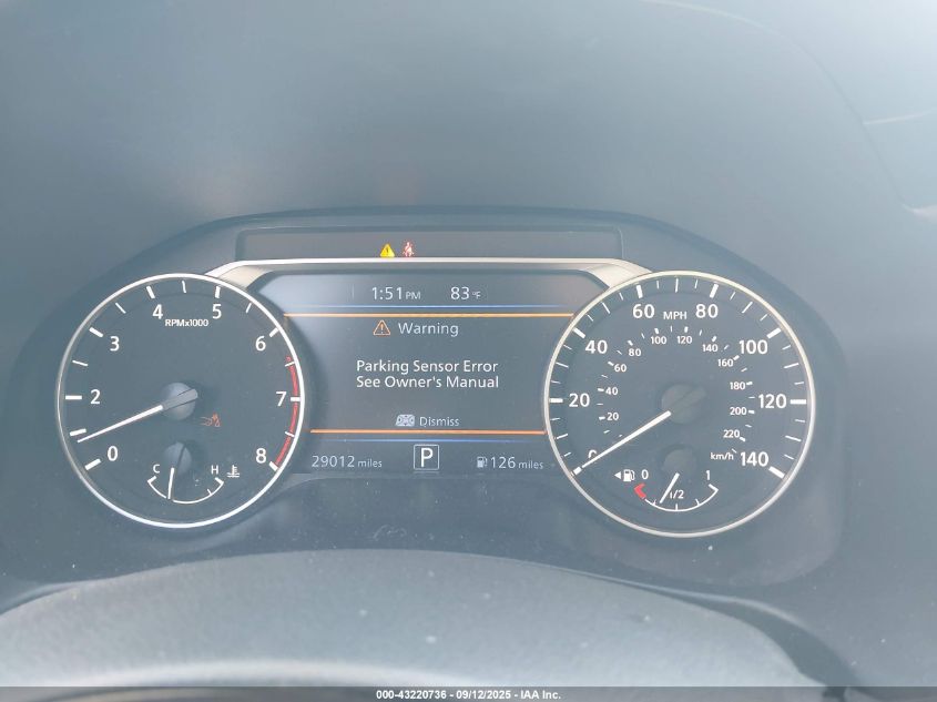 2024 Nissan Altima Sv Fwd VIN: 1N4BL4DV0RN398765 Lot: 43220736