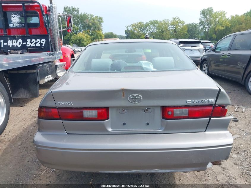 1999 Toyota Camry Le VIN: 4T1BG22K2XU435633 Lot: 43220759