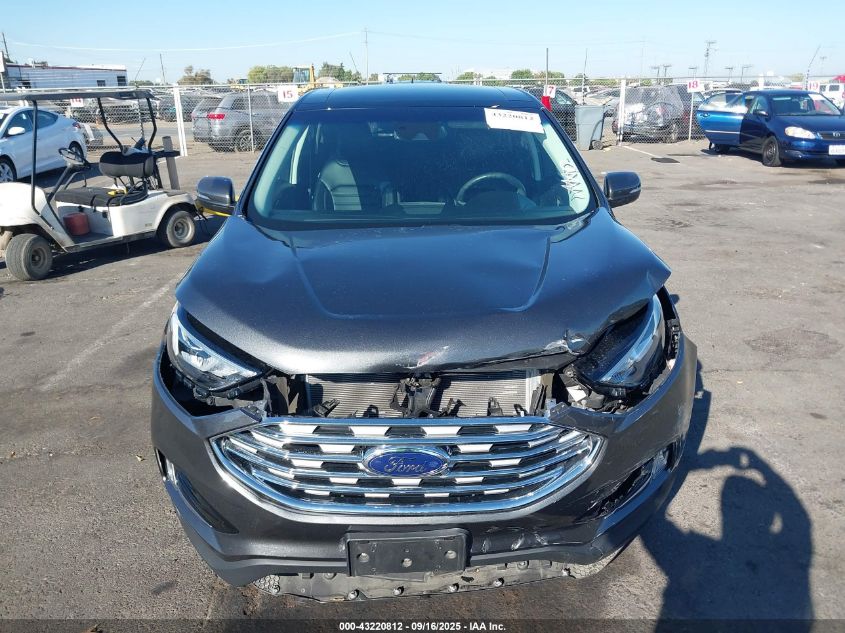 2020 Ford Edge Sel VIN: 2FMPK3J97LBA19828 Lot: 43220812