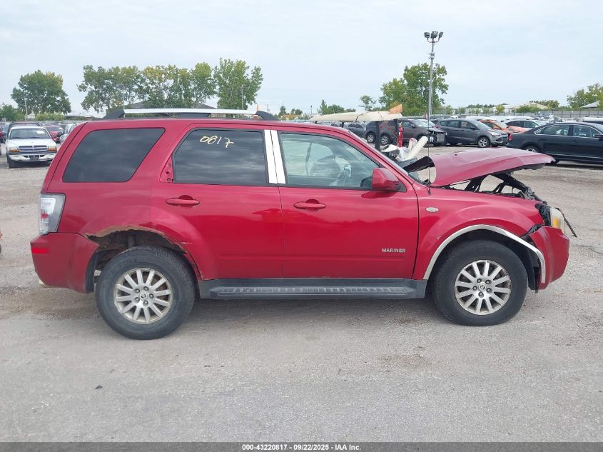 2008 Mercury Mariner Premier VIN: 4M2CU97128KJ07680 Lot: 43220817