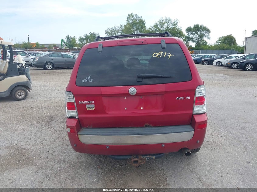 2008 Mercury Mariner Premier VIN: 4M2CU97128KJ07680 Lot: 43220817