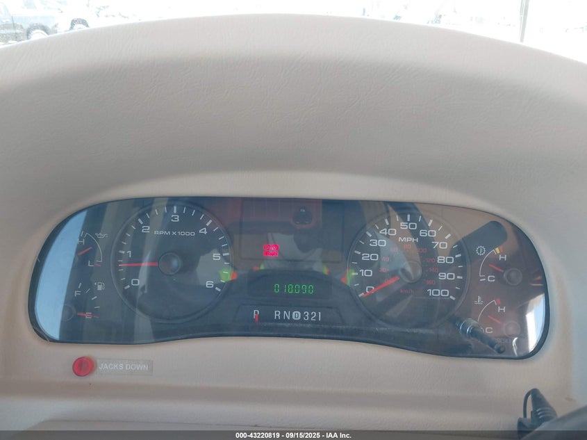 2007 Ford F550 Super Duty Stripped Chass VIN: 1F6NF53Y260A18238 Lot: 43220819