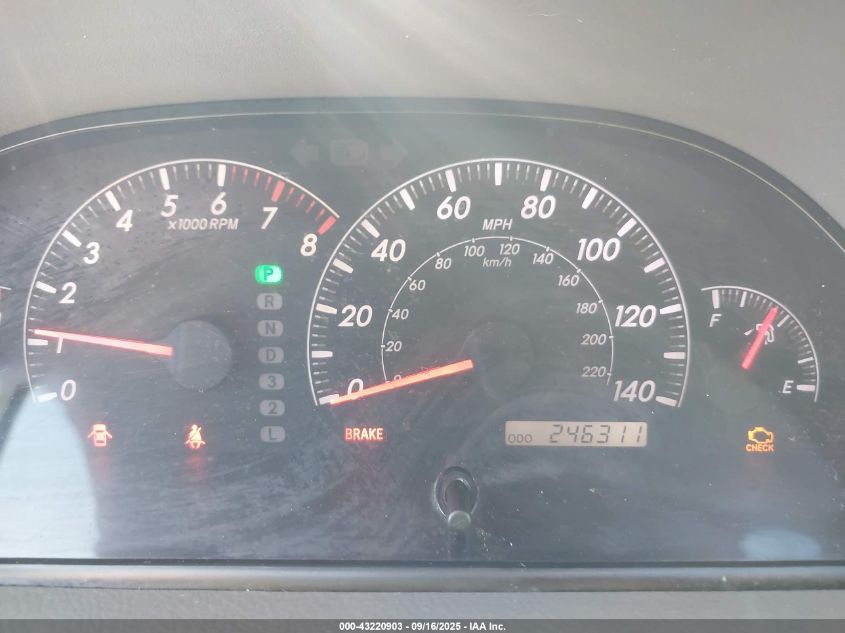 2005 Toyota Camry Le VIN: 4T1BE30K25U519656 Lot: 43220903