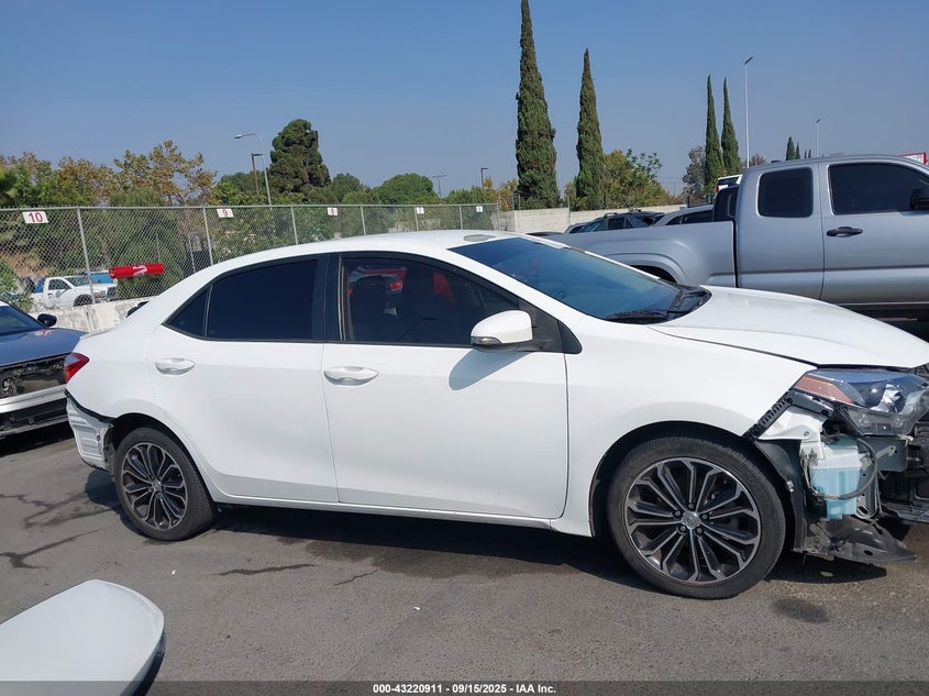 2015 Toyota Corolla S Plus VIN: 5YFBURHE2FP348933 Lot: 43220911