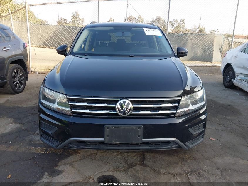 2019 Volkswagen Tiguan 2.0T S VIN: 3VV1B7AX1KM142314 Lot: 43220943