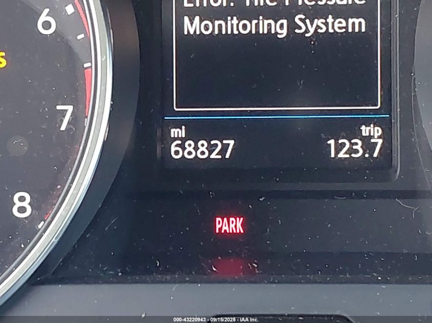 2019 Volkswagen Tiguan 2.0T S VIN: 3VV1B7AX1KM142314 Lot: 43220943