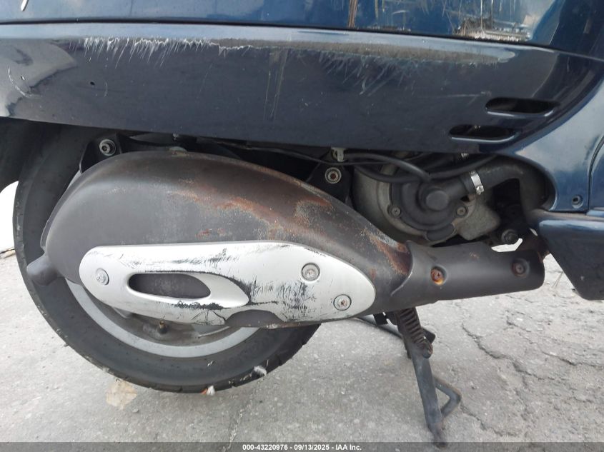 2009 Vespa Granturismo 200 VIN: ZAPM319K695009352 Lot: 43220976