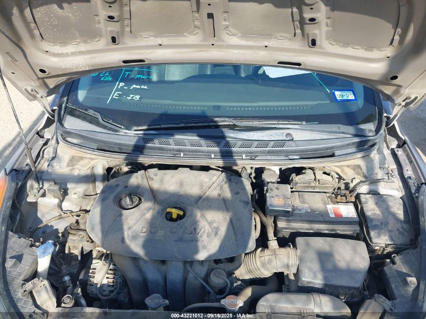 2012 Hyundai Elantra Limited VIN: 5NPDH4AE7CH106819 Lot: 43221012