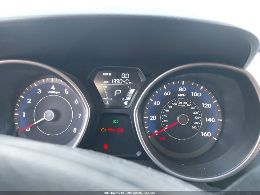 2012 Hyundai Elantra Limited VIN: 5NPDH4AE7CH106819 Lot: 43221012