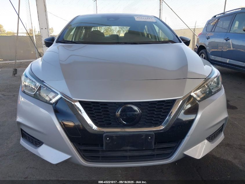 2021 Nissan Versa S Xtronic Cvt VIN: 3N1CN8DVXML894460 Lot: 43221017