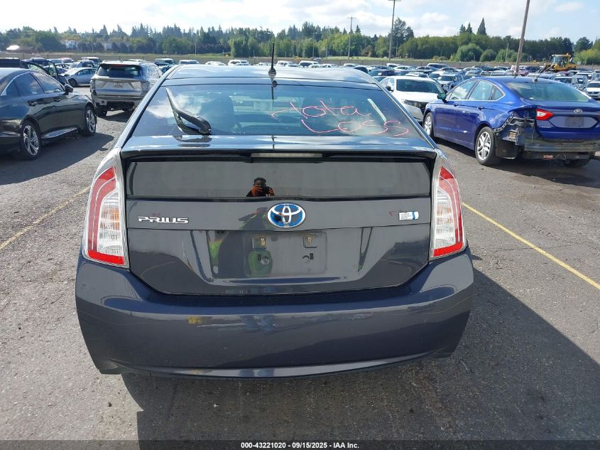 2015 Toyota Prius Two VIN: JTDKN3DU6F0455534 Lot: 43221020