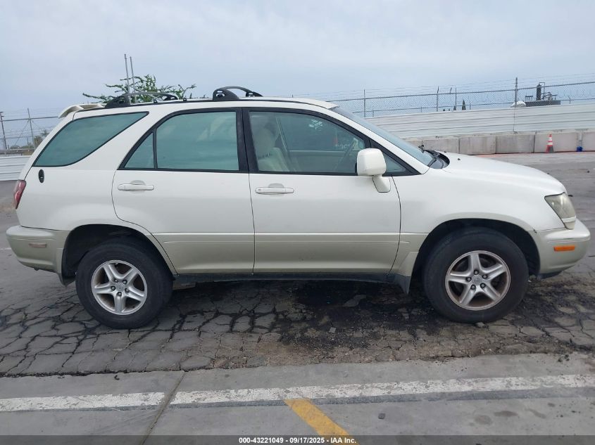 1999 Lexus Rx 300 VIN: JT6GF10U4X0035485 Lot: 43221049