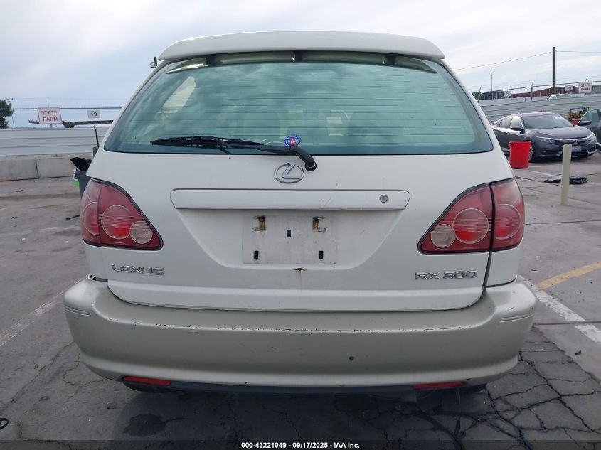 1999 Lexus Rx 300 VIN: JT6GF10U4X0035485 Lot: 43221049