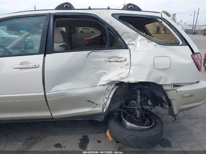 1999 Lexus Rx 300 VIN: JT6GF10U4X0035485 Lot: 43221049