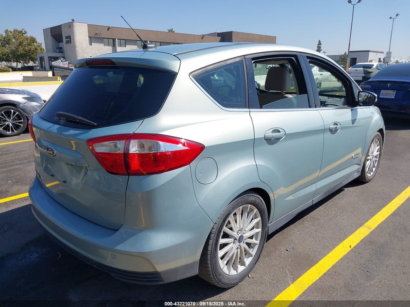 Vin: 1fadp5cu2dl542090, lot: 43715563, ford c-max energi sel 20134