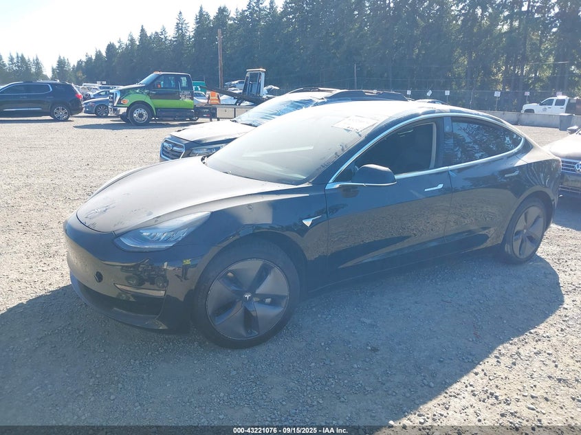 5YJ3E1EA1JF172594 2018 Tesla Model 3 Long Range mid Range Black