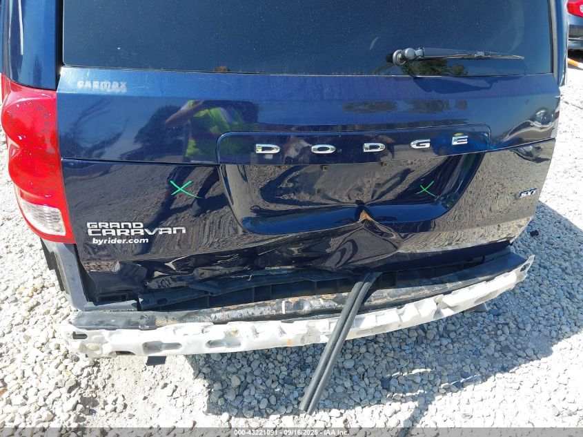 2016 Dodge Grand Caravan Sxt VIN: 2C4RDGCG3GR176568 Lot: 43221091