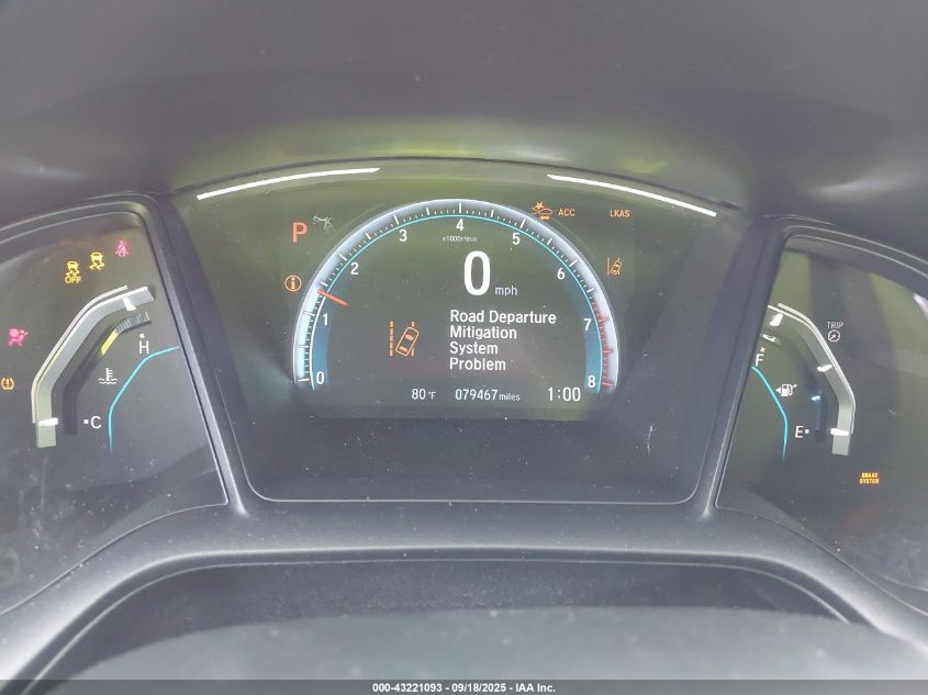 2019 Honda Civic Lx VIN: 2HGFC2F62KH540023 Lot: 43221093