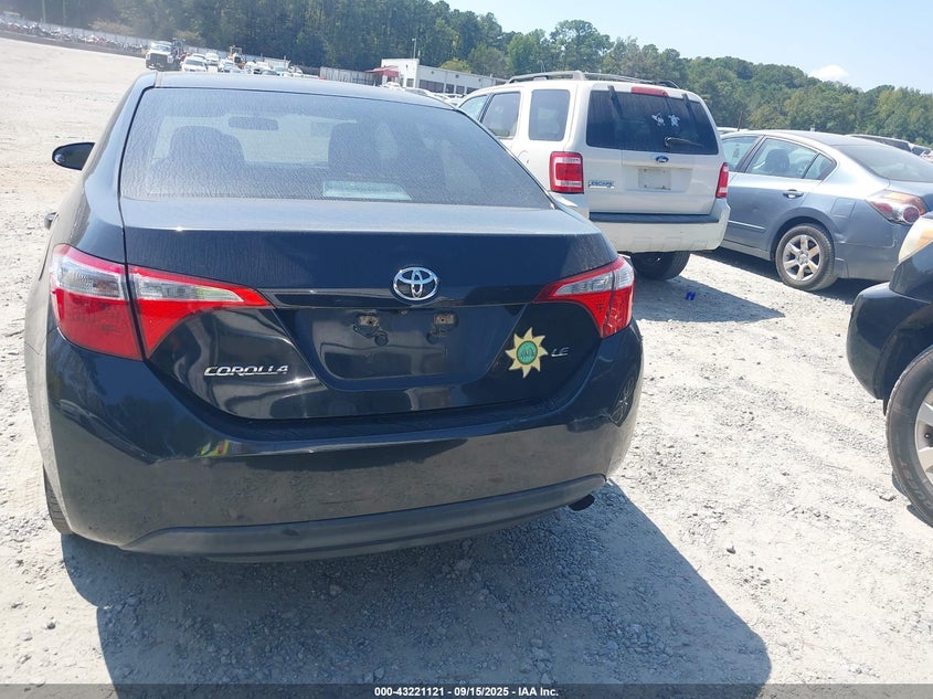 2014 Toyota Corolla Le VIN: 5YFBURHE9EP124959 Lot: 43221121