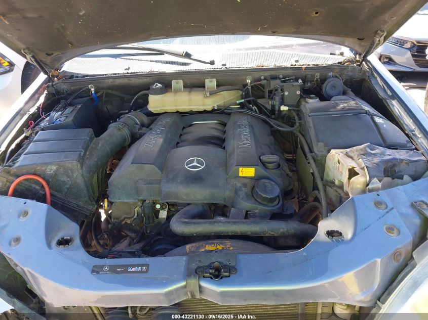 2004 Mercedes-Benz Ml 500 4Matic VIN: 4JGAB75E94A497217 Lot: 43221130