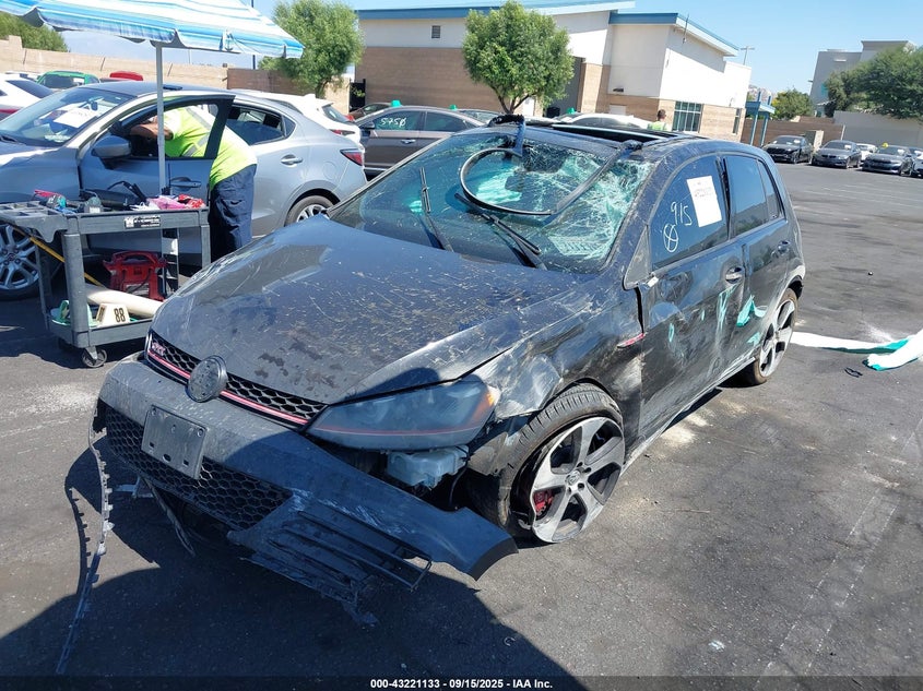 2016 VOLKSWAGEN GOLF GTI AUTOBAHN W/PERFORMANCE PACKAGE 4-DOOR - 3VW447AU3GM064652