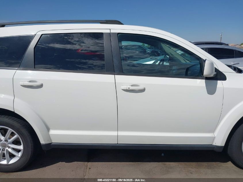 2016 Dodge Journey Sxt VIN: 3C4PDCBG9GT165881 Lot: 43221158