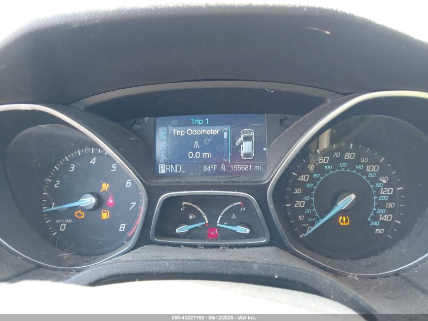 2012 Ford Focus Se VIN: 1FAHP3F27CL384845 Lot: 43221168