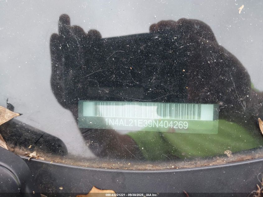 2009 Nissan Altima 2.5/2.5S VIN: 1N4AL21E39N404269 Lot: 43221221