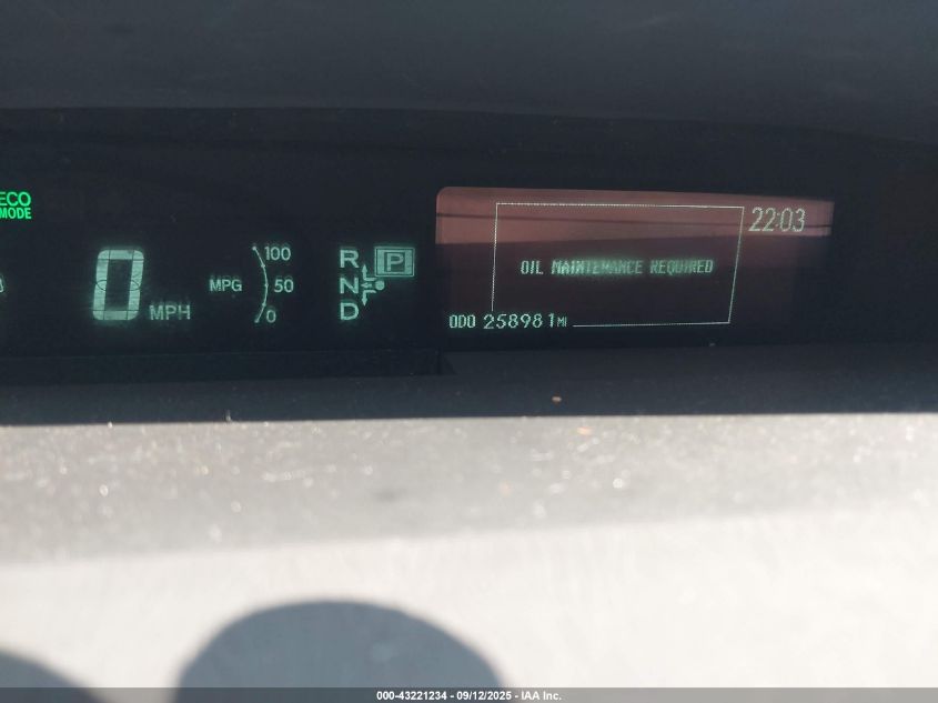 2010 Toyota Prius Iii VIN: JTDKN3DUXA0024574 Lot: 43221234