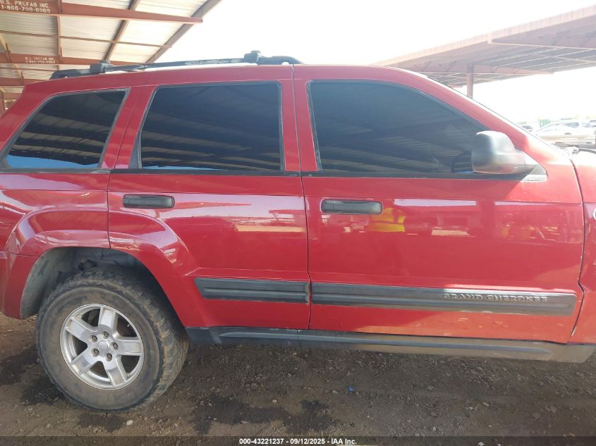 2005 Jeep Grand Cherokee Laredo VIN: 1J4HR48N05C702898 Lot: 43221237