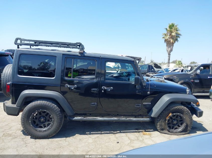2012 Jeep Wrangler Unlimited Sport VIN: 1C4BJWDG5CL163097 Lot: 43221264