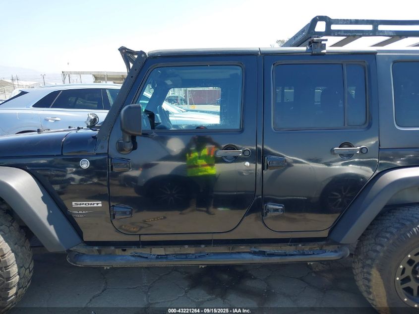 2012 Jeep Wrangler Unlimited Sport VIN: 1C4BJWDG5CL163097 Lot: 43221264